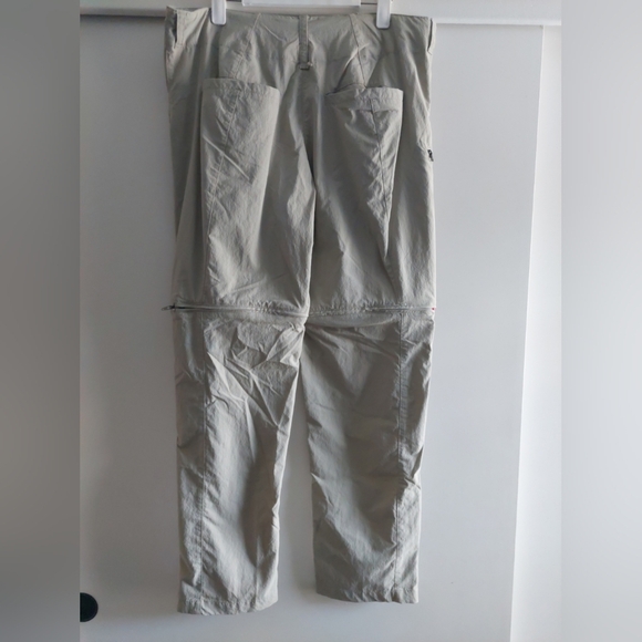 The North Face Convertible Belted Zip Off Hiking Pants Mens 36 Stone Beige - Picture 7 of 7